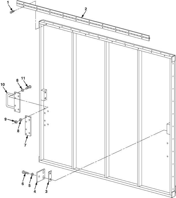 FIG. 20 DOOR ASSEMBLY